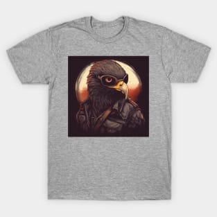 Eagle Wearing Sunglasses And A Leather Jacket T-Shirt